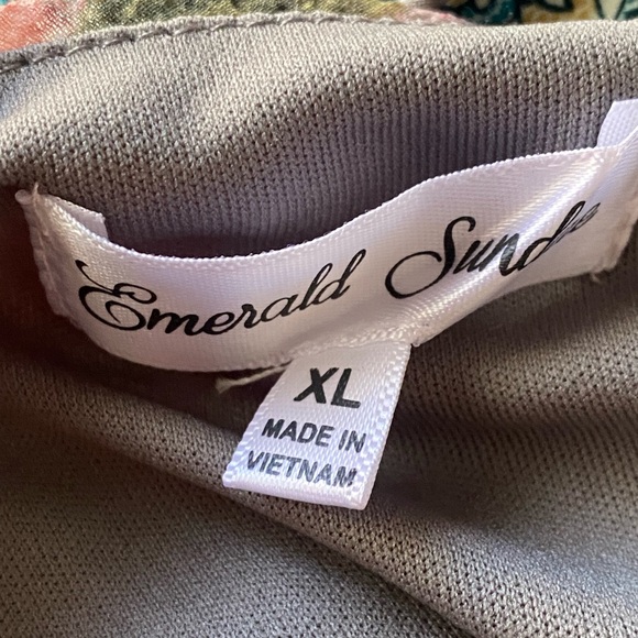 NWT Emerald Sundae Hamilton Floral Print Dress. Size XL - Picture 11 of 12